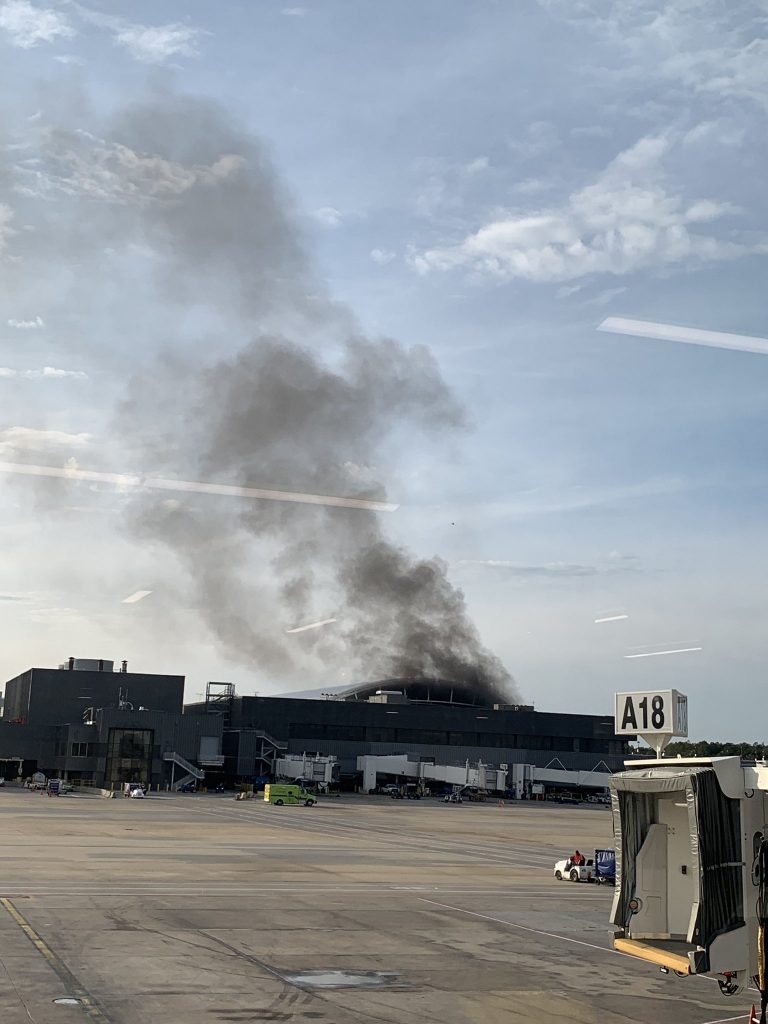 ALERT Fire reported at North terminal of Atlanta Airport AIRLIVE