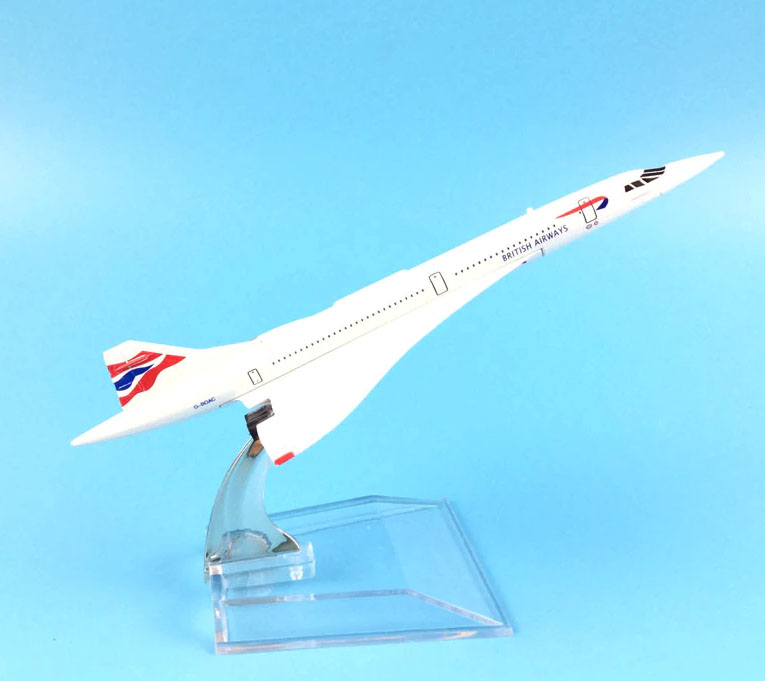 concorde metal model
