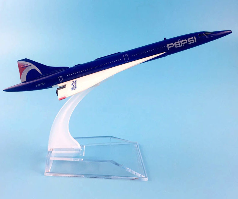 concorde metal model