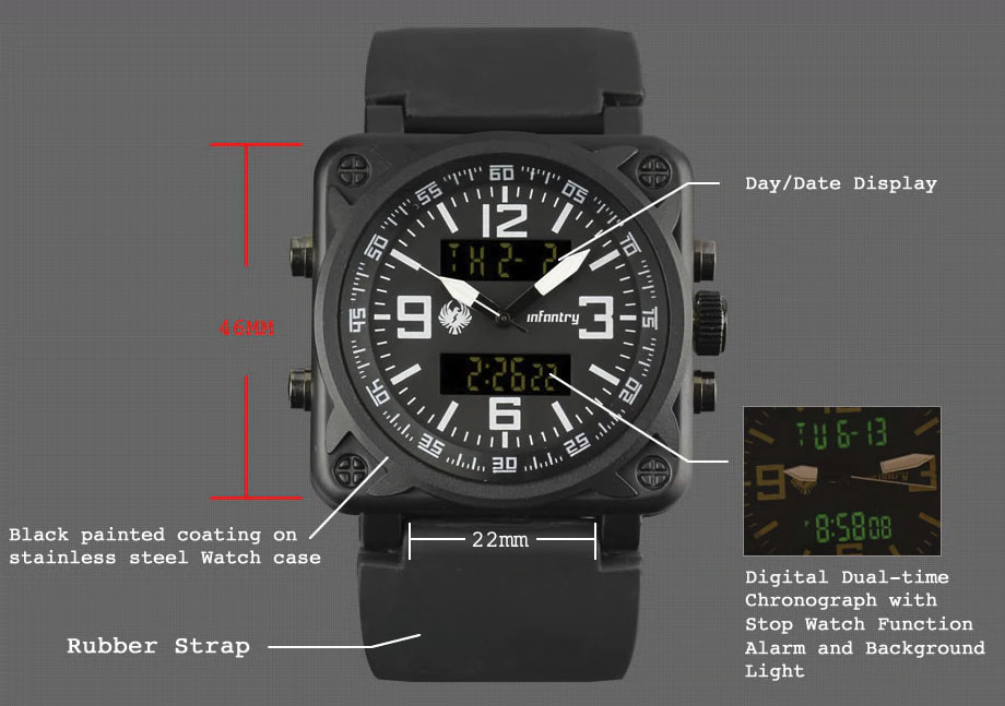 aviator digital watches
