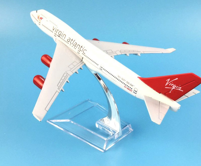 Details about   1:440 Diecast Metal Plane Aircraft Model Boeing 747-400 Virgin Atlantic Airways