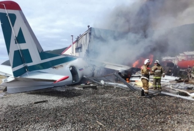 Breaking Two Crew Members Reported Dead After Angara Airlines Antonov An 24 Has Crash Landed Into Building In Eastern Siberia Airlive