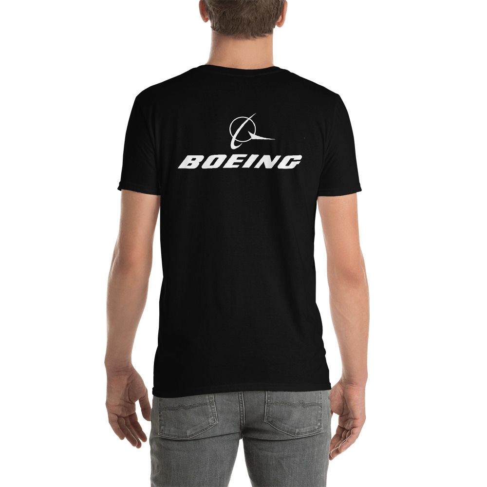 Details about   BOEING ICON AIRPLANES men black white t-shirt short sleeve personalized tee 