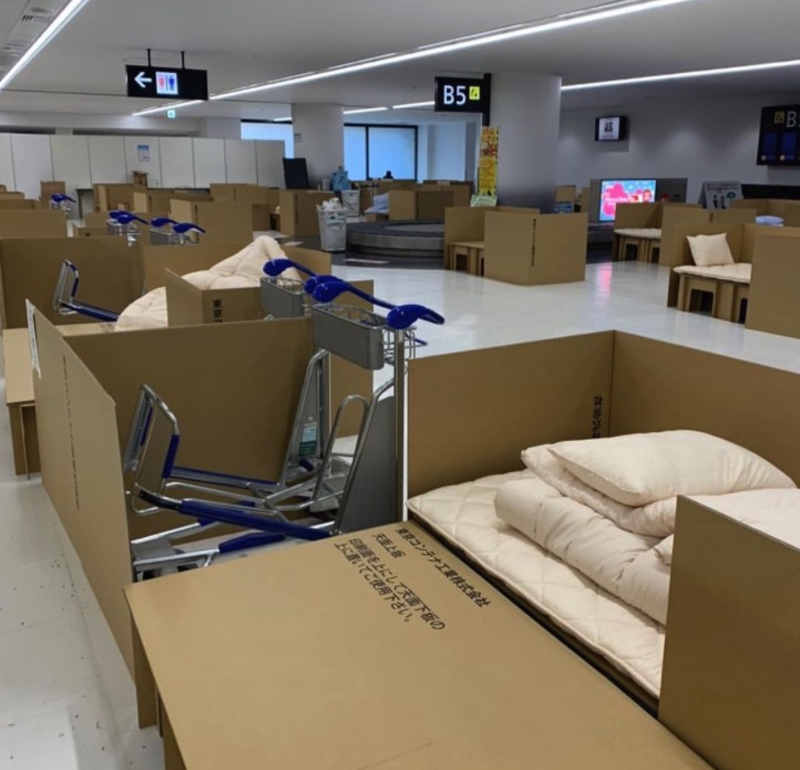 british airways baggage cardboard box