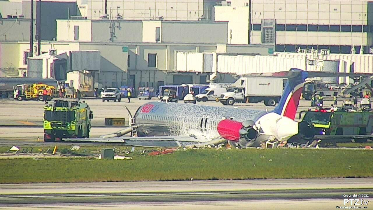 Airplane Crash In Miami
